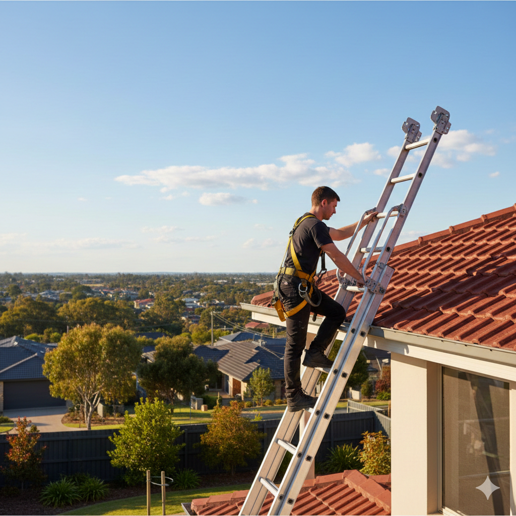 How Do You Choose a ladder to get on roof Safely in Australia Without Taking Chances?